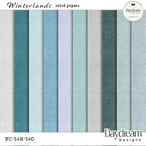 Winterlands Solid Papers by Daydream Dsigns