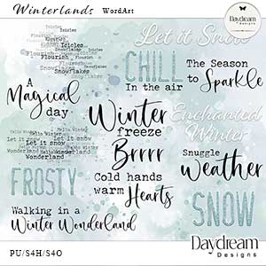Winterlands WordArt by Daydream Dsigns  