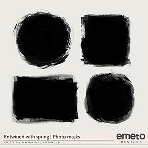 Entwined With Spring Photo Masks by Emeto Designs