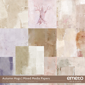 Autumn Hugs Mixed Media Papers 