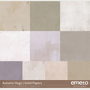 Autumn Hugs Solid Papers 