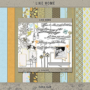 Like Home Digital Scrapbook Kit by FeiFei Stuff