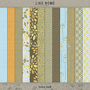 Like Home Paper Pack by FeiFei Stuff