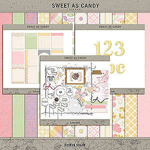 Sweet as Candy Digital Scrapbook Kit by FeiFei Stuff