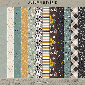 Autumn Reverie Paper Pack by FeiFei Stuff