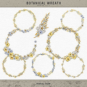 Botanical Wreath No.2 by FeiFei Stuff