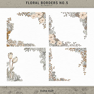 Floral Borders No.5 by FeiFei Stuff Floral Borders No.5 by FeiFei Stuff