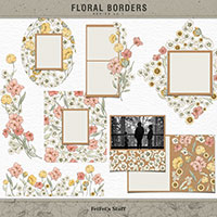 Floral Borders No.1 by FeiFei Stuff