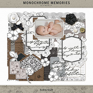 Monochrome Memories Element Pack by FeiFei Stuff 
