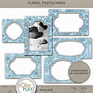 Floral Photocards No.1 by FeiFei Stuff
