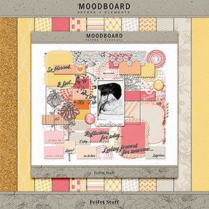 Moodboard Digital Scrapbook Kit by FeiFei Stuff