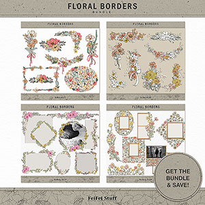 Floral Borders - Bundle by FeiFei Stuff
