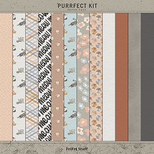 Purrfect Kit Paper Pack by FeiFei Stuff