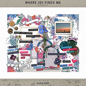 Where Joy Finds Me Element Pack by FeiFei Stuff