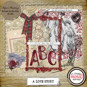 A Love Story - Mini Kit 2 by Idgie's Heartsong