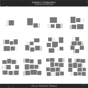 Advent Collection Layered Templates