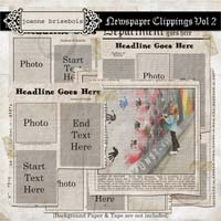 Newspaper Clippings Vol. 2 Element Pack