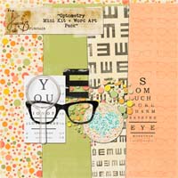 Optometry Mini Kit + Word Art Pack