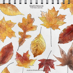 Sketchbook Painted Leaves