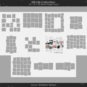 Still Life Collection: 10 + 15 + 25 Quick Pages Pack