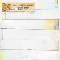 Still Life Collection: Painted White Paper Pack