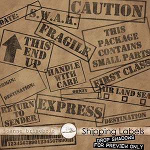 Shipping Labels Element Pack