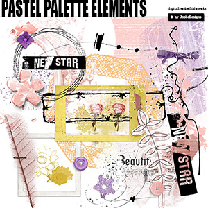 Pastel Palette Elements