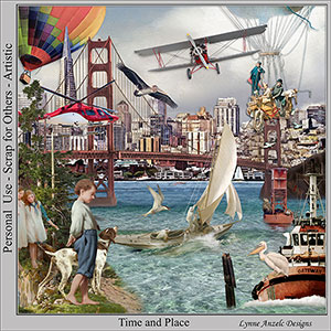 Time and Place Digital Art Kit