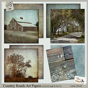 Country Roads Art Papers