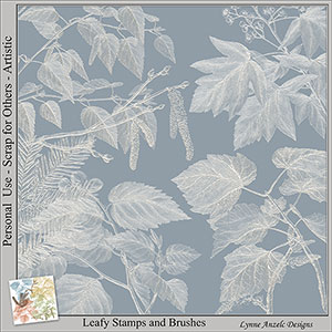 Leafy Stamps and Brushes