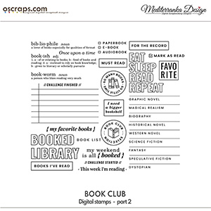 Book club - part 2 (Digital stamps)    