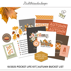 October 2025 Pocket life kit (Autumn bucket list)   