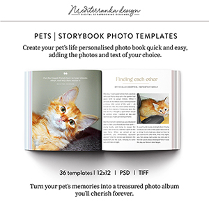 Pets storybook (Photo templates - 12x12)  