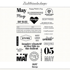 May (Digital stamps)  
