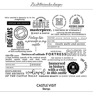 Castle visit (Digital stamps) 