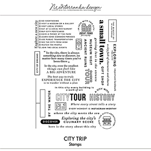 City trip (Digital stamps) 