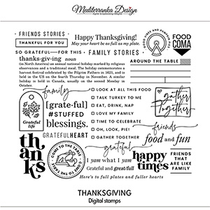 Thanksgiving (Digital stamps)