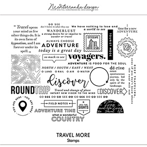 Book journal Digital stamps by Mediterranka Design