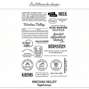 Wachau valley (Digital stamps)  