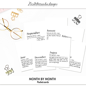 Month by month (Pocket cards) 