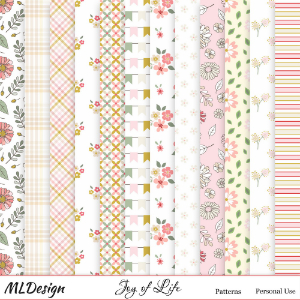 Joy of Life Pattern Papers
