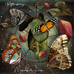 Butterflies CU by MagicalReality Designs