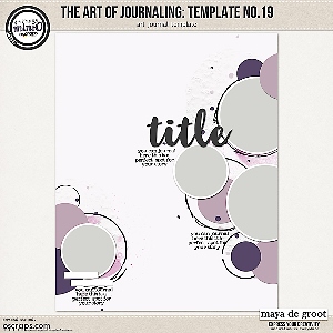 The Art of Journaling Template no. 19