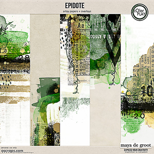 Epidote Artsy Papers and Overlays