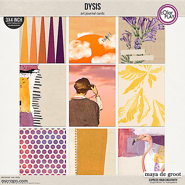 Dysis Art Journal Cards by Maya de Groot