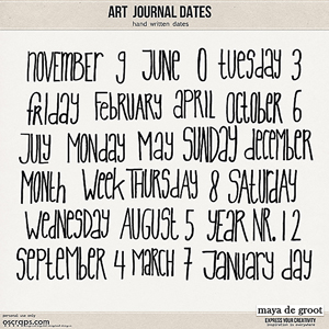 Art Journal Dates