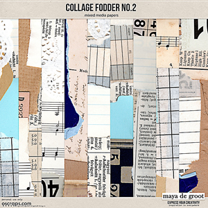 Collage Fodder No. 2 by Maya de Groot