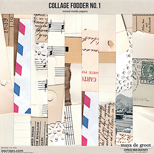 Collage Fodder No. 1 by Maya de Groot