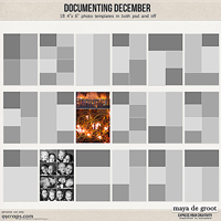 Documenting December Picture Templates
