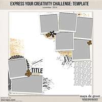 Express Your Creativity Challenge: Template